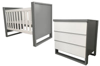 Bella Cot & Small Bella Compactum - 3 Drawers