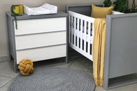 Bella Cot & Small Bella Compactum - 3 Drawers