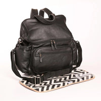 Leather Nappy Backpacks