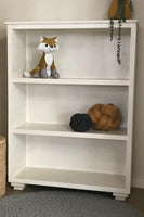 Low Bookshelf with 3 Shelves