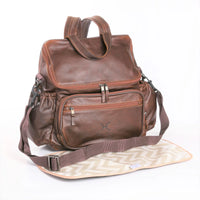 Leather Nappy Backpacks