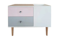 Side Table 2 Drawers with Toy Box