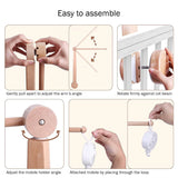 DIY Wooden Cot Mobile Hanger - Cot Mounted