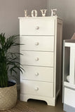 Tall Boy 5 Drawers
