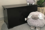 Toy Box With Wooden Lid - Large