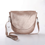 Genuine Leather Saddle Handbag