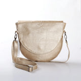 Genuine Leather Saddle Handbag