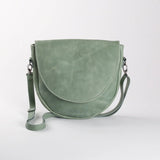 Genuine Leather Saddle Handbag