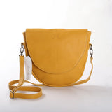Genuine Leather Saddle Handbag