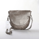 Genuine Leather Saddle Handbag