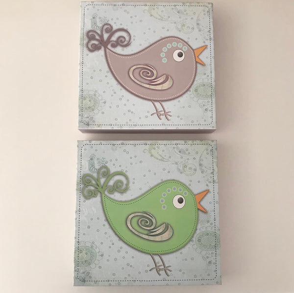 Bird Canvases - Set of 2