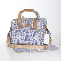 Scale Away Dazzling Blue - Laminated Nappy Bag