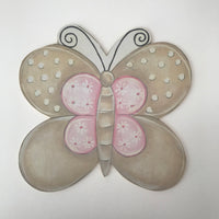Precious Princess Pink & Stone Butterfly - Character Cut Out 21cm