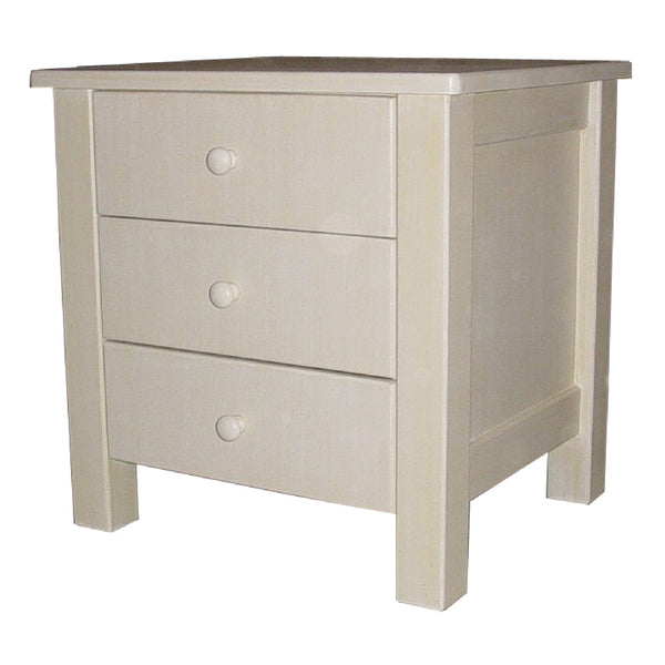 Side Table 3 Drawers with Posts