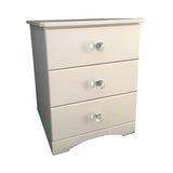 Side Table 3 Drawers Plain