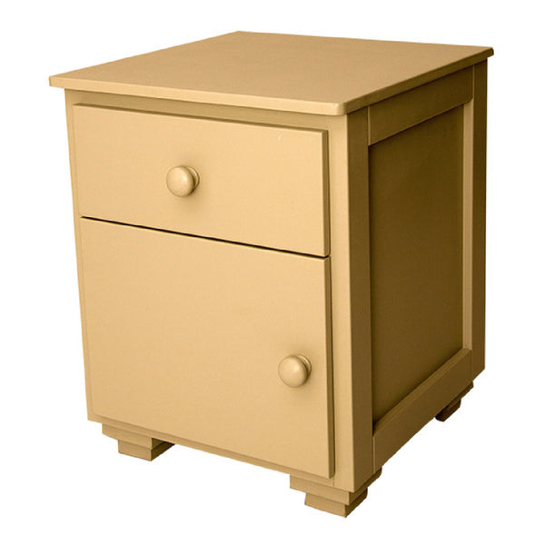 Side Table Plain Door and Drawer - Paneled