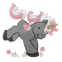 Unicorn Linen Set - Grey & Dusty Pink