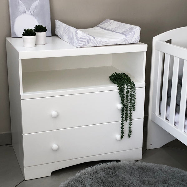Small Martha Compactum with Curved Foot - 1 Shelf, 2 Drawers