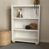 Low Bookshelf with 3 Shelves
